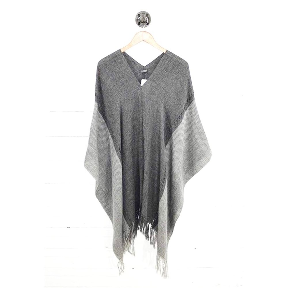 Shupaca Woven Knit Poncho #177-156
